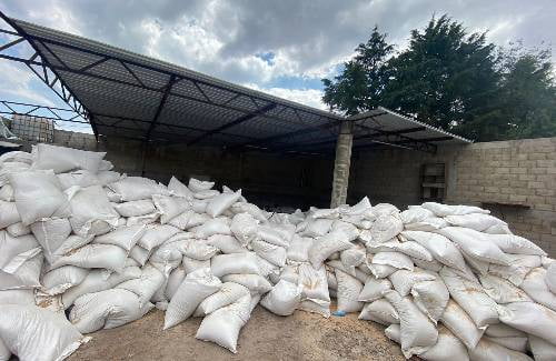 Recuperan en Jilotepec, 20 toneladas de salvado robado y aseguran un inmueble